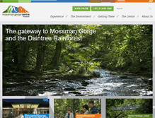 Tablet Screenshot of mossmangorge.com.au